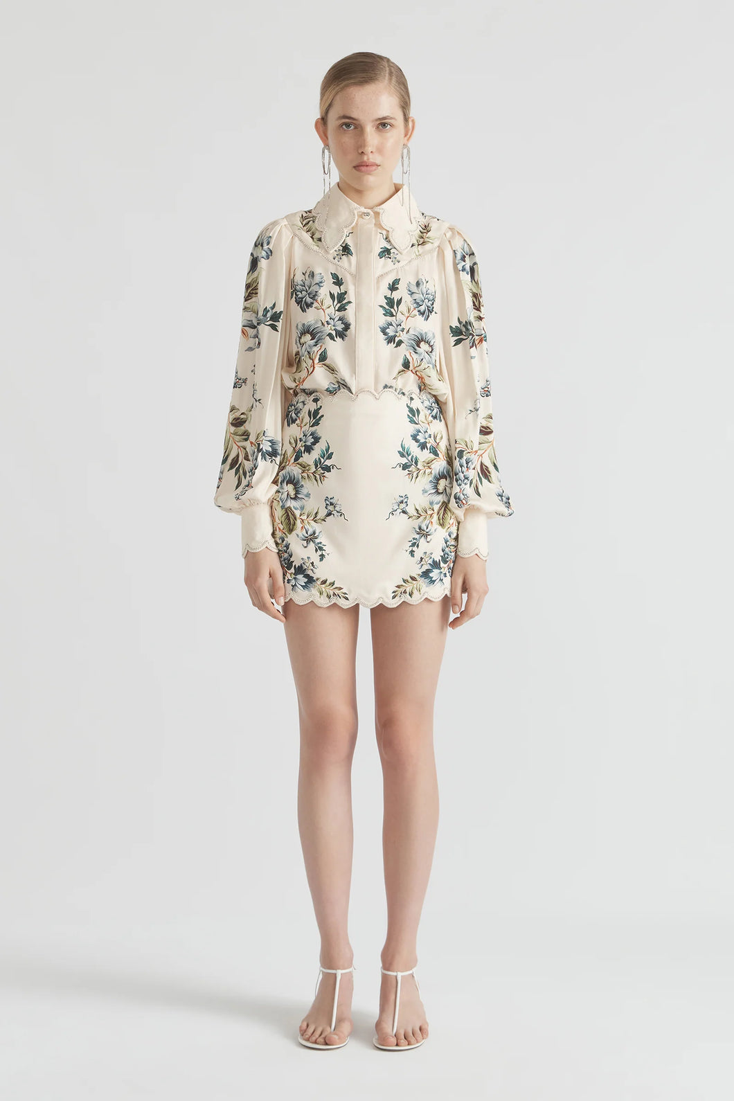 La Mar Western Style Shirt - Ivory
