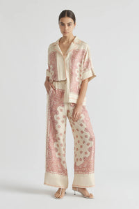 Bennie Fringe Detail Pant - Goji