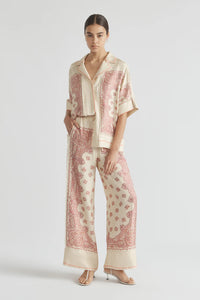 Bennie Fringe Detail Pant - Goji