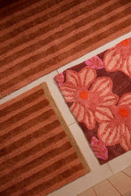 Load image into Gallery viewer, Stripe Terracotta Long Bath Mat