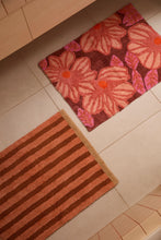 Load image into Gallery viewer, Stripe Terracotta Bath Mat