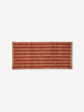 Load image into Gallery viewer, Stripe Terracotta Long Bath Mat