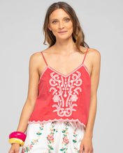 Load image into Gallery viewer, Ahana Singlet Top - Washed Red