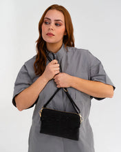 Load image into Gallery viewer, Bowery Crossbody - Charcoal Crinkle