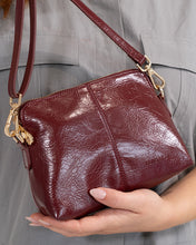 Load image into Gallery viewer, Burbank Crossbody - Burgundy Crinkle