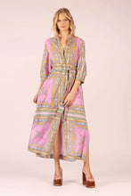 Load image into Gallery viewer, Cirque Maxi Dress - Aria Pink/Blue