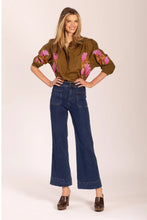 Load image into Gallery viewer, Jane Silky Shirt - Veronika Olive Pink