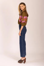 Load image into Gallery viewer, Jane Silky Shirt - Veronika Olive Pink