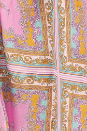 Daisy Boo Mini Dress - Aria Pink/Blue