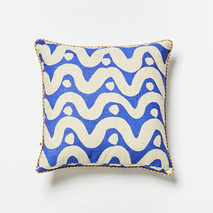 Billow Yves Klein Blue 50cm Cushion