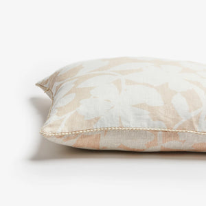 Geranium 50cm Cushion - Buff