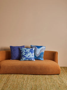 Violet Blue Linen 50cm Cushion - *** Pick up in Store Only
