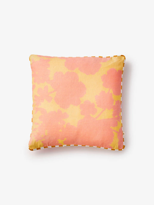Geranium Butter Linen 50cm Cushion - *** Pick up in Store Only