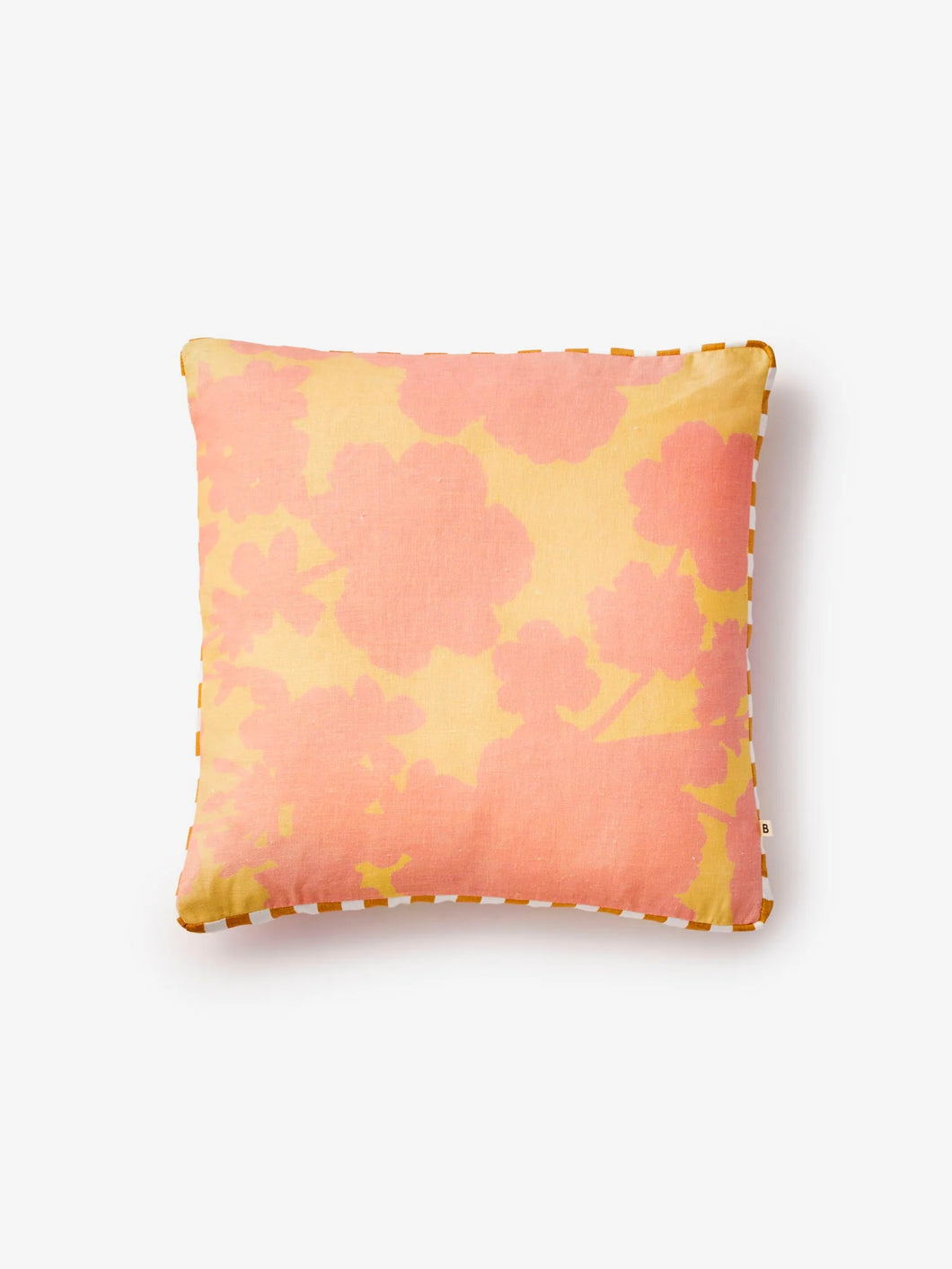 Geranium Butter Linen 50cm Cushion - *** Pick up in Store Only