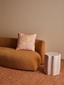 Geranium Butter Linen 50cm Cushion - *** Pick up in Store Only
