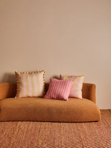 Geranium Butter Linen 50cm Cushion - *** Pick up in Store Only