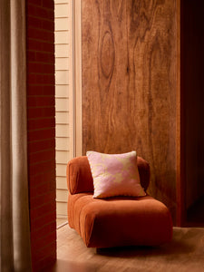 Geranium Butter Linen 50cm Cushion - *** Pick up in Store Only