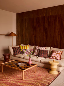 Letta Pink Linen 50cm Cushion - *** Pick up in Store Only