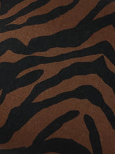 Load image into Gallery viewer, Zebra Chocolate Linen Cushion 60 x40cm *** Pick up in Store Only