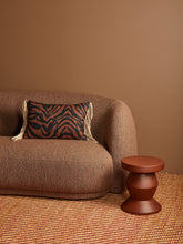 Load image into Gallery viewer, Zebra Chocolate Linen Cushion 60 x40cm *** Pick up in Store Only