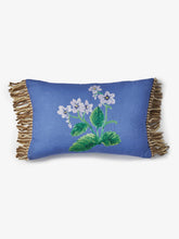 Load image into Gallery viewer, Cottage Garden Blue Linen Cushion 60 x40cm *** Pick up in Store Only