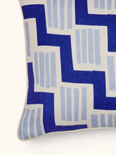 Load image into Gallery viewer, Rosemary Blue Linen Cushion 60 x40cm *** Pick up in Store Only