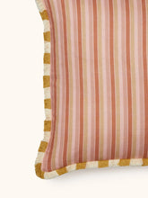 Load image into Gallery viewer, Garden Stripe Pink Linen 50cm Cushion - *** Pick up in Store Only