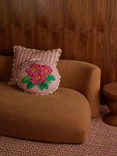 Load image into Gallery viewer, Garden Stripe Pink Linen 50cm Cushion - *** Pick up in Store Only