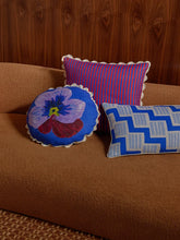 Load image into Gallery viewer, Rosemary Blue Linen Cushion 60 x40cm *** Pick up in Store Only