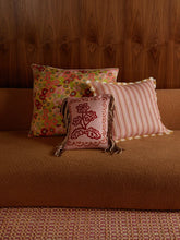 Load image into Gallery viewer, Garden Stripe Pink Linen 50cm Cushion - *** Pick up in Store Only
