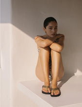Load image into Gallery viewer, Canvas Thong - Taupe