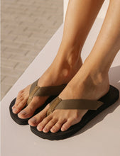 Load image into Gallery viewer, Canvas Thong - Taupe