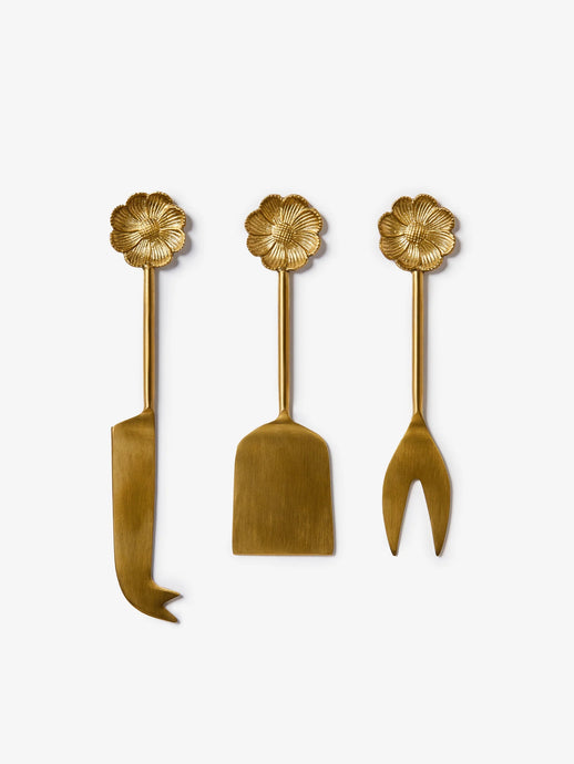 Wild Flower Cheese Knife Set