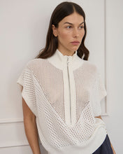 Load image into Gallery viewer, Carrie Zip Top - Cream
