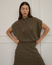 Load image into Gallery viewer, Carrie Zip Top - Khaki