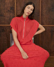 Load image into Gallery viewer, Carrie Zip Top - Red