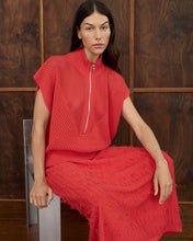 Load image into Gallery viewer, Carrie Zip Top - Red