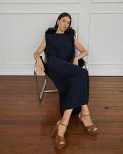 Load image into Gallery viewer, Casey Fringe Top - Navy