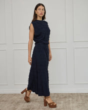 Load image into Gallery viewer, Casey Fringe Top - Navy