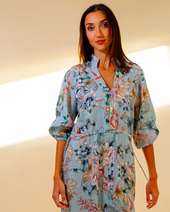 Cassandra Dress - Oriental Floral