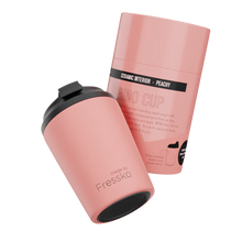 Load image into Gallery viewer, Bino 8oz Reusable Ceramic Lined Coffee Cup - Peachy