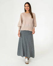 Load image into Gallery viewer, Harriet Ribbed Skirt - Charcoal