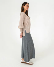 Load image into Gallery viewer, Harriet Ribbed Skirt - Charcoal
