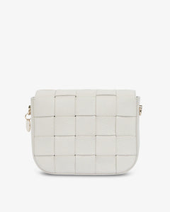 Clara Weave Crossbody - Chalk