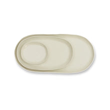 Load image into Gallery viewer, Cloud Oval Plate Large - Chalk