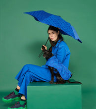 Load image into Gallery viewer, Classic Umbrellas - Blue Monogram