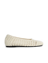 Load image into Gallery viewer, Crochet Ballet Flat Cream