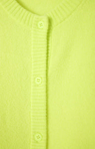 Damsville Cardigan - Fluro Yellow