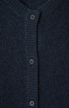 Load image into Gallery viewer, Damsville Cardigan - Navy Blue Black Melange