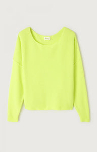 Damsville Sweater - Neon Yellow